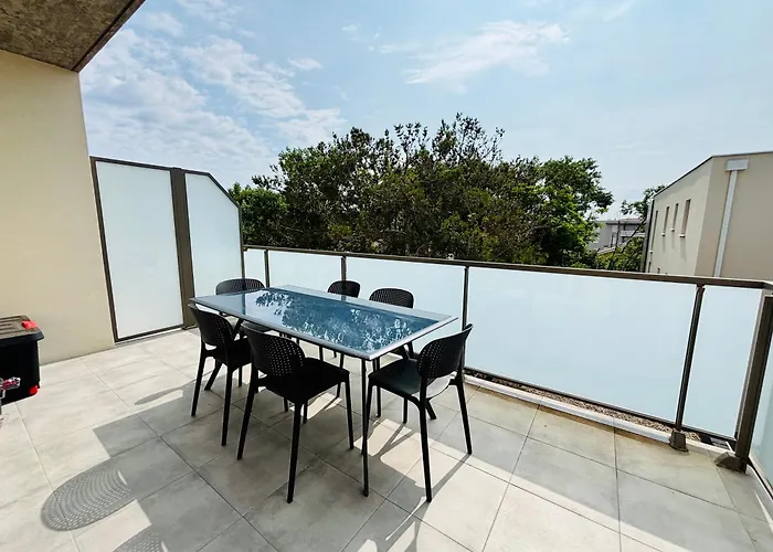 Confortable 211 Direct Access To Sea 3min, 2 Parking Free Appartement Vias